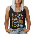 Animals Children With Many Animals Tank Top Frauen