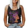 Aries Queen I Have 3 Sides Aries Zodiac Sign Birthday Women Tank Top