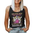 Aus Dem Weg Ihr Lappen Die Queen Will Kegeln Keglerin German Tank Top Frauen