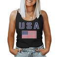 Bandera Americana Cool Patriotic Usa Banderas Hombres Es Camiseta sin mangas para mujer