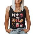 Baseball Mom Coquette Bow Mother's Day Baseball Mama Women Tank Top