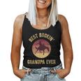 Best Buckin' Grandpa Ever Western Rodeo Cowboy Bucking Horse Women Tank Top