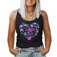 Birthday Girl Groovy Taylor First Name Personalized Heart Women Tank Top