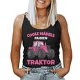 Coole Mädels Driving Tractor Children's Girls' Tank Top Frauen