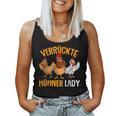 Crazy Chicken Lady Farmer Chicken S Tank Top Frauen