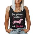 Dachshund Dog Girl Lady Tank Top Frauen