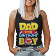 Dad And Mom Of The Birthday Boy Toy Family Party Decorations Women Tank Top