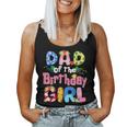 Dad And Mom Of The Birthday Girl Hawaii Family Party Decor Women Tank Top