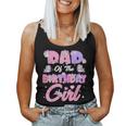 Dad And Mom Birthday Girl Unicorn Family Party Decorations Women Tank Top