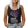 Deep House Therapy House Musique House Tech House Dj Edm Débardeur pour femme