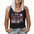 Dog Valentine My Valentine Has Paws Dog Mom Girl Women Tank Top