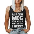 Ein Muss Hinter Der Theke Barkeeper Barwoman Barkeeper Tank Top Frauen