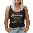 My Favorite People Call Me Glam Ma Floral Mother's Day Women Tank Top