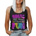 Girls Just Wanna Have Fun Awesome 70'S 80'S 90'S 1980S Women Tank Top