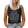 For Son From The Mother My Son Mum Tank Top Frauen