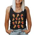 Gingerbread Christmas Gingerbread Pyjamas Mens Tank Top Frauen