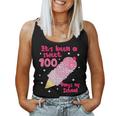 Groovy Ice Cream Cone 100 Days Of School Teacher Student Women Tank Top
