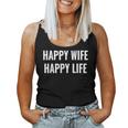 Happy Wife Happy Life Für Gute Ehemänner Tank Top Frauen