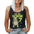 Ich Bin Schon 7 Years Boy Girl Birthday Turtle Tank Top Frauen