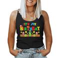 Its My 7Th Birthday Game Gaming Dad And Mom Family Women Tank Top