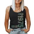 January 1975 Man Woman 50Th Birthday Limited Edition Tank Top Frauen