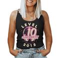 Level 10 Years Girl's Birthday Gamer Girl Gamer 2015 Tank Top Frauen