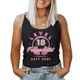 Level 18 Years Girl's Woman Birthday Gamer Girl 2007 Tank Top Frauen