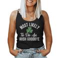 Most Likely To Do An Irish Goodbye St Patrick's Day Women Tank Top