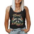 Live Fast Eat Trash Retro Trash Panda Raccoon Women Tank Top