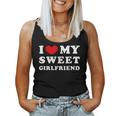 I Love My Sweet Girlfriend Ich Liebe Meine Süße Freundin Tank Top Frauen