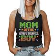 Mom Of The Birthday Boy Party Video Gamer Pixel Number Women Tank Top
