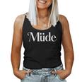 Müde-Mumu Pyjamas Müde Pyjamas Tank Top Frauen