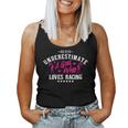 Ne Sous-Estimez Jamais Une Fille Qui Aime La Course Dirt Track Racer Débardeur pour femme