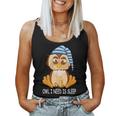 Owl Night Owl Sleeping Cap Nightgown Pyjamas Owl Tank Top Frauen