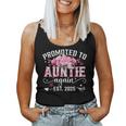 Promoted To Auntie Again Est 2025 Floral Soon To Be Auntie Women Tank Top