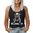 Raccoon Cowboy Western Tank Top - Unisex Small - Fun & Stylish