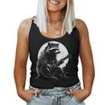 Raccoon Guitarist Tank Top for Women - Quirky Moonlit Design
