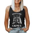 Raccoon 'Let's Do Crimes' Cute Animals Unisex Tank Top