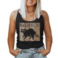 Raccoon Lover Chemistry Elements Women's Tank Top - Fun & Educational