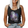 Raccoon Moonlight Women’s Tank Top | Quirky Nature Design