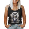 Raccoon Noodle Cup Unisex Tank Top - Fun Casual Wear