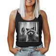 Raccoon & Sasquatch Selfie | Unisex Tank Top for Bigfoot Fans
