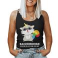 Racoonicorn Trash Panda Raccoon With Unicorn Horn Women Tank Top