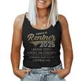 Retirement 2025 Pensioner Man Woman Retirement No Time Tank Top Frauen