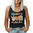 Retro Groovy Lala Grandma Hippie Family Matching Women Tank Top