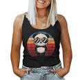 Retro Panda In Sunglasses BBQ Pool Party Panda Women Tank Top