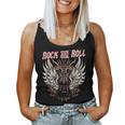 Rock And Roll Guitarraintage Rock Música Camiseta sin mangas para mujer