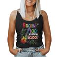 Rockin' 100 Days Of School Guitar Student Music Teacher Women Tank Top