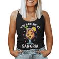 You Had Me At Sangria Wine Lover Drink Tank Top Frauen