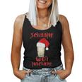 Schääne Woi Nachde Woinachde Christmas Wine Riesling Tank Top Frauen